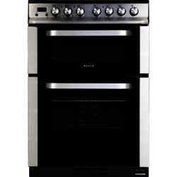 Servis DC60SS Double Oven Electric Ceramic Cooker in Stainless Steel